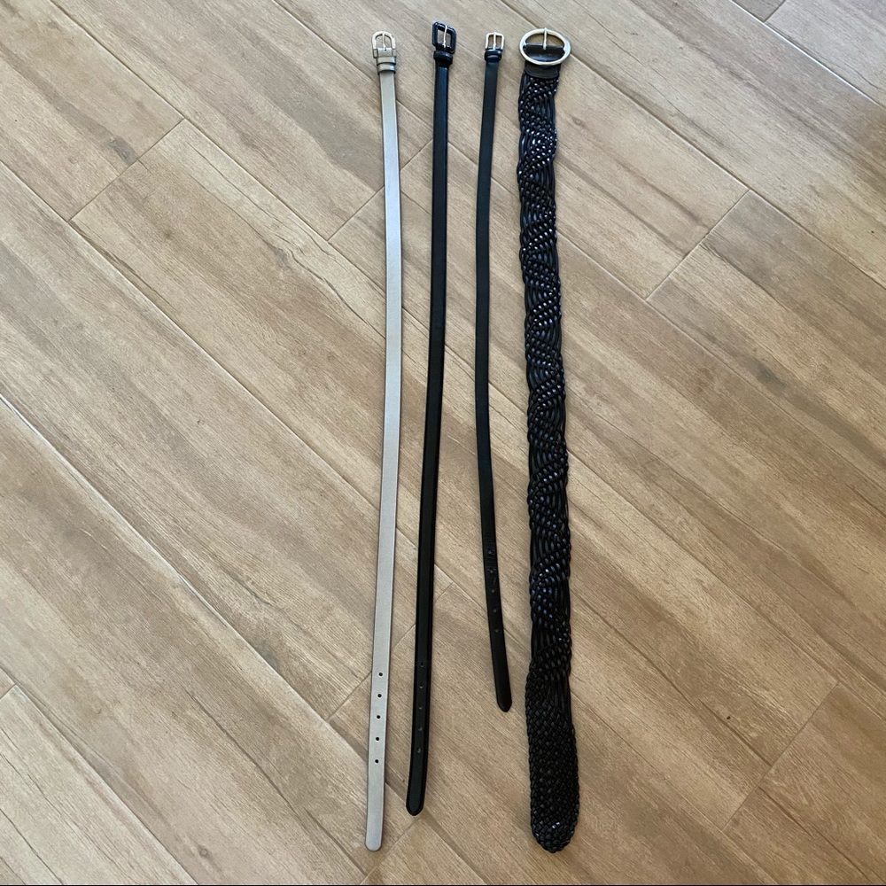 Women’s Bundle of 4 Belts Leather Fashion  M-XL